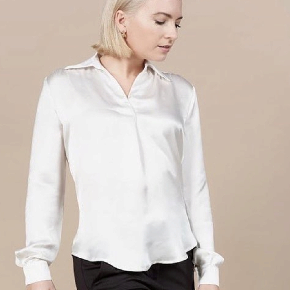 Chic Ivory Women's Blouse